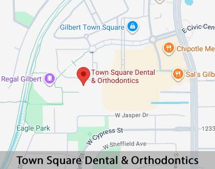 Map image for Laser Dentistry in Gilbert, AZ